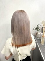 ティントバイアロブリーチ 大阪梅田(tint by alo bleach) 【Ryota】ホワイトグレージュ×デザイン《大阪梅田駅》