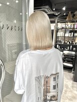 アルカナ 明治神宮前原宿(ARCANA)&nbsp;切りっぱなしボブ エアリーロング 美髪 ピンクブラウン