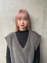 アルカナ 明治神宮前原宿(ARCANA)&nbsp;ピンクカラー　ハイトーンカラー　ミルクティーピンク