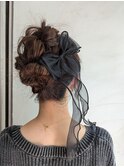 浴衣ヘアアップ