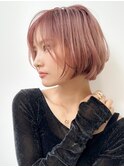 前髪カタログアンブレラカラーこなれミディウェーブパーマ大宮