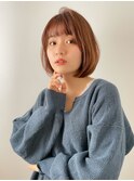 ナチュラル×ミニボブ