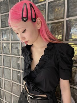 ペレ 梅田(PELE) 前髪/アンブレラカラー/こなれミディ/イメチェン/ウェーブパーマ