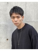 安掛style刈り上げショートマッシュアップバング