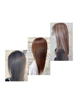 髪のダメージをケアプロが選定するトリートメントで、髪の芯から輝く艶やかで潤いのある質感に♪