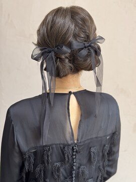 オブジェ(OBJET) 結婚式お呼ばれセット ツインお団子