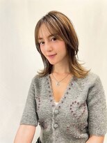 アロン(Allons Ginza)&nbsp;大人可愛い外ハネスタイル