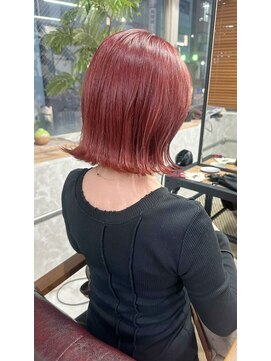 ゴーグッド(GO GOOD.) 【えいじ】コーラルピンク×外ハネボブ