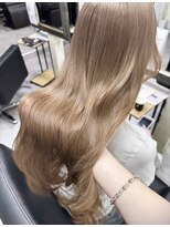 リア(riah)&nbsp;ミルクティーベージュダブルカラーインナーカラーケアブリーチ