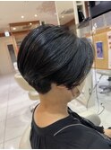 ハンサムショート/アッシュブラック/20代30代40代