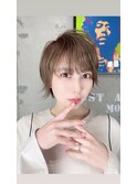 シルエットと再現性を重視したショートスタイル♪