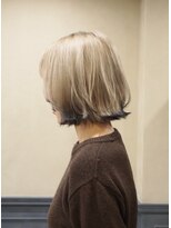 アーカイブ(Archive) シャギーボブ ミルクティーベージュ×エンドカラー