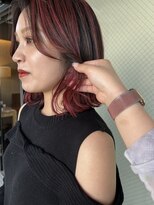 ハピネス 河原町店(Happiness) インナーカラー　暖色カラー　京都美容室　進詩織