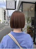 ぱつっとボブ
