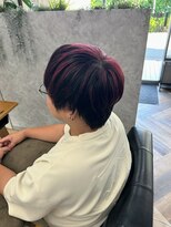 マーレ(MARLE./)&nbsp;ハイライトカラー/チェリーレッド