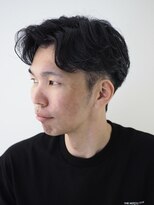 ヨシザワインク プレミアム 横浜 桜木町店(YOSHIZAWA Inc. PREMIUM)&nbsp;メンズビジネスセンターパートフェザーショートバーバー