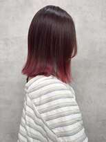 ルノン シェリー(LUNON cheliy) アプリコットオレンジくびれヘアハイライトカラー熊本