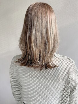 リヤン 表参道(lyann) 暗めカラーデザインカラーフェイスフレーミングミディアムヘアa