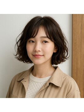 スープレックス ヘアーデザイン(SOUPREX HAIR DESIGN) ミディアムボブソバージュ 20代 30代 40代 50代 60代 髪質改善