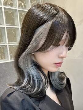 ロンド ジュルード 名古屋(Lond jeloud) インナーカラー/イヤリングカラー/ブリーチ/ダブルカラー