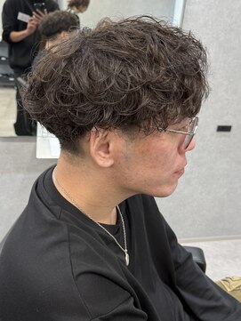 リオールバイニアウ(RE:ALL by Niau) メンズマッシュパーマシャドウパーマパーマスパイラル刈り上げ