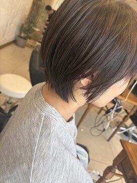 髪質改善ショートボブ