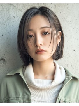 表参道駅/レイヤーカット/ボブ/ダブルカラー/髪質改善/縮毛矯正