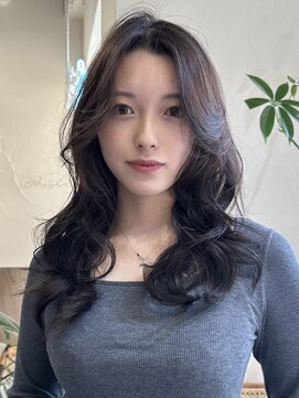 マセナ(Masena) 顔まわりレイヤー×透明感カラー×ダークアッシュ