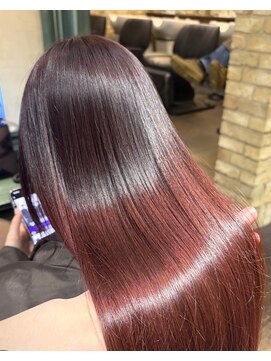 モナン(monan) コーラルベージュピンクベージュグラデーションカラー