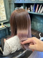 モナン 海老名(Monan)&nbsp;グレージュピンク グラデーションカラー ハイトーンカラー