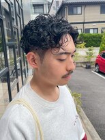 ヘアーアンドエステ ハラダ 滝ノ水店(Hair&Esthe Harada)&nbsp;メンズ/波巻きパーマ/マッシュショート