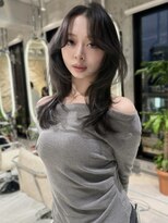 シティ オモテサンドウ(CITY omotesando)&nbsp;暗髪フェイスレイヤー×ミディアムレイヤー ハッシュカット tr