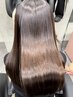 【艶髪・柔らかな質感】カット＋髪質改善縮毛矯正＋トリートメント ￥19,400