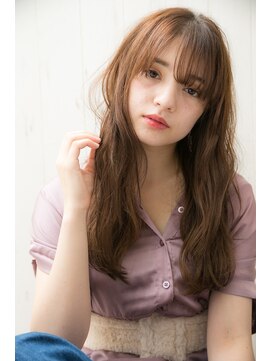 オレンジクラッカー(Orange Cracker) ★ぱっつん透けバングゆるふわロング★