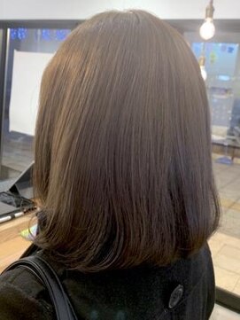 クアトログランシュ 水戸店(QUATRO×GranCieux) サンドベージュ×ボブ