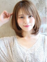 アフロート ルヴア(AFLOAT RUVUA)&nbsp;[小顔！ふわっとひし形ワンカールミディ]RUVUA新宿　高橋京佳