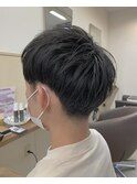 《見附　今町》メンズ　黒髪　ツーブロマッシュ