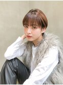 【roijir 表参道 山岸】艶カラー 濡れ髪 スリークショート