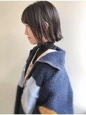 黒髪地毛切りっぱなしボブ【el CERCA高田馬場】