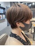 コンパクトショート【赤荻】