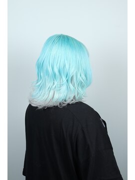 クリップ ジョイント ゴッド(CLIP JOINT GOD) ホワイトブルー×ホワイトカラー