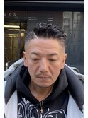 イケオジパーマ!大人の色気!スキンフェード
