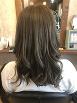ヘアーアンドリラックス ラッシー(hair&relax Lassie)&nbsp;ミディアム×ピスタチオグレージュ