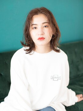 サロン ド ウィズ 西船橋店(Salon de With) ミディアムパーマ/ミディアムレイヤーカット◎30代40代50代