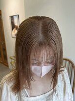 ニール シトロン 名古屋 伏見 丸の内(NEELU citron)&nbsp;【Neelu_scuro_conoka】1ブリーチで作るミルクティーベージュ