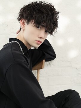 ヘアーメイクパウダー 天王寺寺田町店(Hair make powder) ダークアッシュ/ニュアンスパーマ/韓国マッシュ/スペインカール