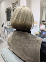 アウリイバイイルヘアー(Aulii by illu hair) Wカラーで作るエンドカラー×グラデーションボブ◇