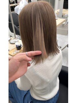 エイトサッポロ 札幌大通り店(EIGHT sapporo) 韓国風タッセルボブ＆ミルクティーベージュ