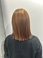 リーオオサカ(Lee Osaka) ブリーチなしカラー×オレンジベージュ/かれん