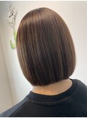 切りっぱなしボブ